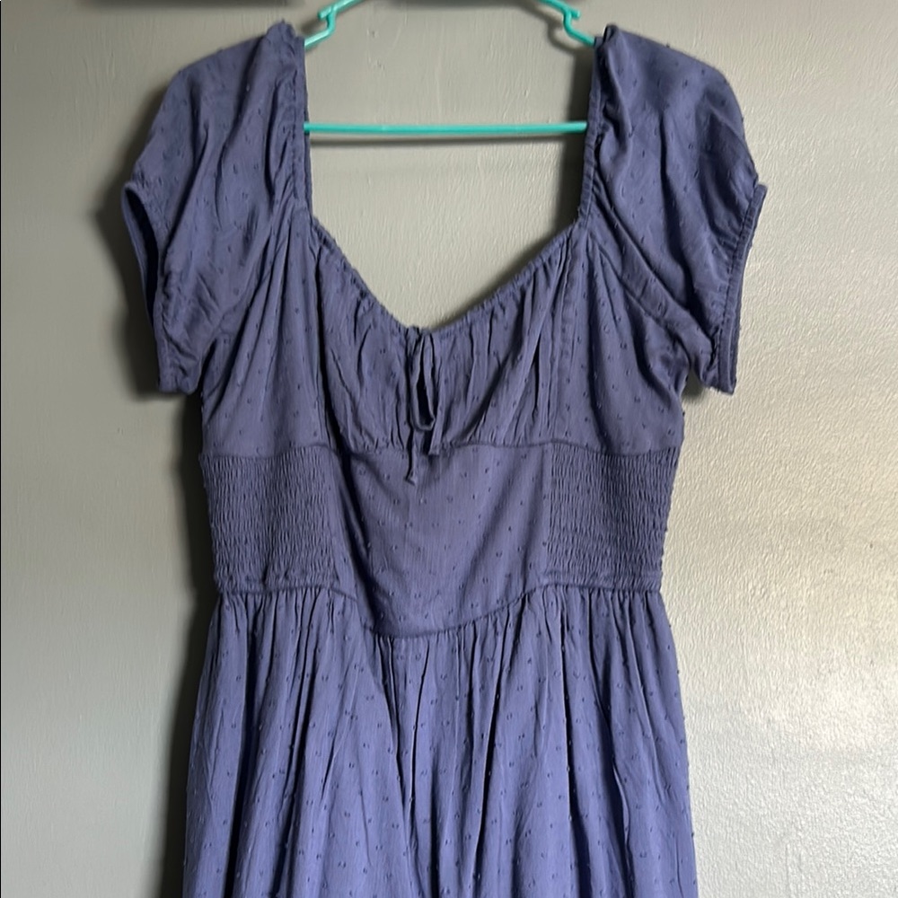 Hollister Romper with Sweetheart Neckline and Puff Sleeves